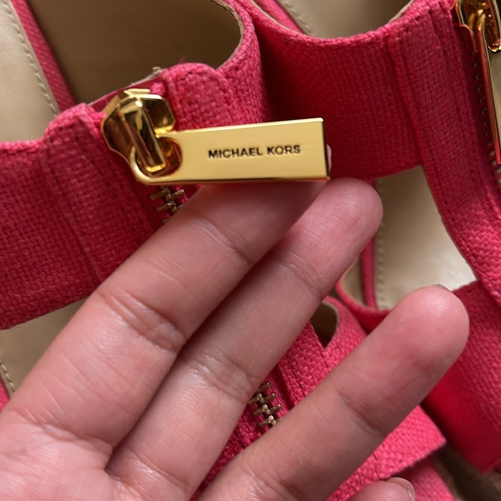 Michael Kors Bradley Mule Small Weave Canvas - Picture 8 of 8
